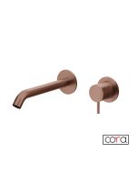 Μπαταρία Νιπτήρα Τοίχου cosmo PVD Rose Gold Brushed Inox 316L 6118-811