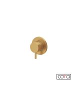 Εκτροπέας 2 ή 3 εξόδων για εντοιχισμένο σύστημα ντουζιέρας, Cosmo PVD Gold Brushed Inox 6151-211