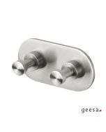 Άγκιστρο μπάνιου διπλό NEMOX Geesa Inox Λείο 6515-110