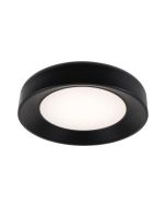 ΠΛΑΦΟΝΙΕΡΑ ΜΕΤΑΛΛΟ-ΑΚΡΥΛΙΚΟ LED 40W 3042Lm 3000K Φ500X100mm ΜΑΥΡΟ ARTE ILLUMINA UPON Eurolamp 144-51044