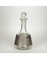 ΚΑΡΑΦΑ ΓΥΑΛΙΝΗ - ΜΕΤΑΛΛΙΚΗ ΑΣΗΜΙ 13x24cm Eurolamp 752-10514