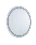 MIC-07 ΚΑΘΡΕΠΤΗΣ WH ΣΤΡΟΓΓΥΛΟΣ ΛΕΥΚΗ ΚΟΡΝΙΖΑ LED ΦΩΤΙΣΜΟ TOUCH ARlight 7415015