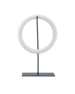 ΣΤΕΦΑΝΙ ΠΟΛΥΡΕΖΙΝ ΛΕΥΚΟ 22x7x35.8cm Eurolamp 819-01600