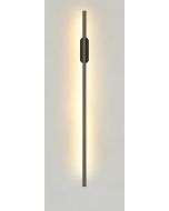 SE LED 80 GINNA BLACK WALL LAMP 12W  3CCT WITH MEMORY 2YEARS WARRANTY Δ1 HOMELIGHTING 77-50484