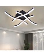 SE LED 45 COSIMA BLACK 45x45x8cm 32W 3CCT WITH MEMORY IP20 2 YEARS WARRANTY E3 HOMELIGHTING 77-50602
