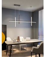 SE LED 27 BEATRICE BLACK PENDANT 100x6x13cm 27W IP20  3CCT WITH MEMORY 2 YEARS WARRANTY Α1 HOMELIGHTING 77-50605