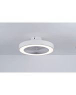 SE LED F50 MARCO WHITE FAN 30W SMART WITH CONTROL 50X50X20cm 3000K-6500K 85-265V 2 YEARS WARRA HOMELIGHTING 77-50620