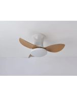 SE LED F65 ADAM WHITE-LIGHT BROWN FAN 25W SMART WITH CONTROL 65x65x20cm 3000k-6500k 85-265V 2 Y HOMELIGHTING 77-50627