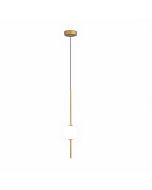 SE LED 12 AMALFI PENDANT GOLD 7W  3CCT 12x100cm IP20 220V 2 YEARS WARRANTY E3 HOMELIGHTING 77-50651