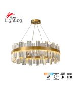 SE LED 80  SOLINA CIRCLE Φ80cm  GOLD 3CCT 3000K-6500K REMOTE CONTROL 2 YEARS WARRANTY HOMELIGHTING 77-51195