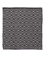 Trellis 60x60 black πατάκι μπάνιου Sealskin 800107