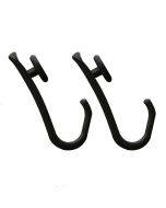 Easy roll hooks 12 pcs black κρίκοι κουρτίνας μπάνιου Sealskin  800129