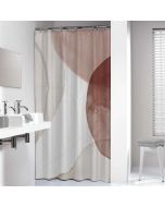 Earth 180x200 dark pink κουρτίνα μπάνιου υφασμάτινη Sealskin  800139