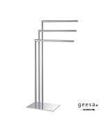 Πετσετοκρεμάστρα Τριπλή Επιδαπέδια Sealskin Geesa Chrome 800202-100