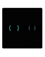 ΠΛΑΚΕΤΑ ΧΕΙΡΙΣΜΟΥ 8050419638 XS EOS BLACK GLASS, WISA 8050419638-400