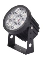 it-Lighting Crest range LED 12W RGB CCT Outdoor Wall Lamp Black D:8.5 x 12cm 80700515