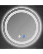 ΚΑΘΡΕΠΤΗΣ ΣΤΡΟΓΓΥΛΟΣ TOUCH LED DIMMABLE ANTIFOG 10W 800Lm 3CCT (3000-4000-6000K) Φ600mm ARTE ILLUMINA CIREA Eurolamp 144-88010