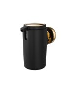 Tiger Cooper Δοχείο Κρεμοσάπουνου Επιτοίχιο 175 ml Black / Polished gold 800564 800564