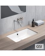 Νιπτήρας Πορσελάνης Kube 60x37 Υποκαθήμενος,  GSI White 89539-300