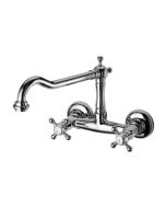 Μπαταρία Ρετρό Κουζίνας Τοίχου Χρωμέ Gaboli Fratelli Classic Line Papiro 900