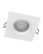 Σποτ Χωνευτό Λευκό Τετράγωνο 9,3x9,3cm LED 2700-6500K 345lm RGBW Τηλεχειριστήριο Eglo Carosso-Z 900765