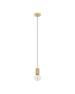 Κρεμαστό Φωτιστικό Μονόφωτο 1xE27 Χρυσό Eglo Pozueta 900799