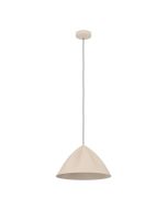 Κρεμαστό Φωτιστικό 40,5xH110cm Μονόφωτο Αμμώδες 1xE27 Eglo Podere 900836