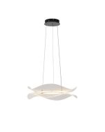 ΦΩΤΙΣΤΙΚΟ ΚΡΕΜΑΣΤΟ ΑΚΡΥΛΙΚΟ ΣΤΡΟΓΓΥΛO LED 36W 3240Lm 3000K Φ540X1250mm ΜΑΥΡΟ ARTE ILLUMINA FIRENZE Eurolamp 144-15041