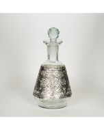 ΚΑΡΑΦΑ ΓΥΑΛΙΝΗ - ΜΕΤΑΛΛΙΚΗ ΑΣΗΜΙ 13x24cm Eurolamp 752-10527
