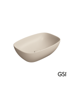 Νιπτήρας Πορσελάνης Nubes 50x35 GSI Creta 9784-520