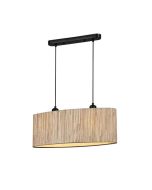ΦΩΤΙΣΤΙΚΟ ΚΡΕΜΑΣΤΟ PAMPAS 2ΦΩΤΟ 2XE27 Max 15W Φ580X1290mm ΜΠΕΖ ARTE ILLUMINA AENON Eurolamp 144-31030