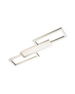 Eglo Monirote Μοντέρνα Μεταλλική Πλαφονιέρα Οροφής με Ενσωματωμένο LED σε Λευκό χρώμα 78cm 99791