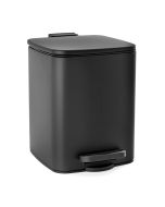 Κάδος Απορριμμάτων 6L από Ατσάλι Μαύρος AWD02031903  AWD02031903