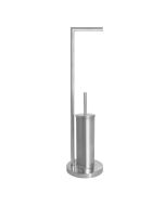 Σταντ Χαρτιού Υγείας και Πιγκάλ Stainless Steel 19x19x73cm AWD02071575 AWD02071575