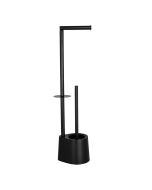 Σταντ Χαρτιού Υγείας και Πιγκάλ Stainless Steel/ABS/PP Μαύρο 17x12.5x65.5cm AWD02071616  AWD02071616