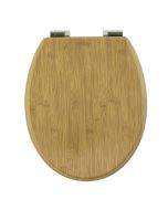 Καπάκι Λεκάνης BAMBOO από MDF Φυσικό 37.3x45.5x5.7cm AWD02181598 AWD02181598