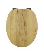 Καπάκι Λεκάνης AMARGURA από MDF Φυσικό 37.6x45.5x5.5cm AWD02181977 AWD02181977