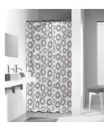 Circolo 180x200 grey Πλαστική κουρτίνα μπάνιου Sealskin  210781300