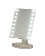 Καθρέπτης Μακιγιάζ PP με LED Φωτισμό 16.3x11.5x26.5cm White MRShome  DF-0031000