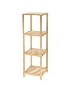 Ραφιέρα Μπάνιου 4 Επιπέδων από Bamboo 34x33x111cm MRShome  DF-0048000