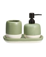 Σετ Μπάνιου από Δολομίτη με PP 3 Τεμαχίων Green 5635 MRShome DF-0067003