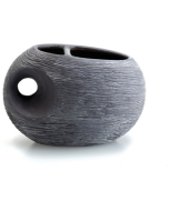 Ποτηροθήκη Κεραμικό Μαύρο Bronze Art Επικαθήμενα DG01-05-03B