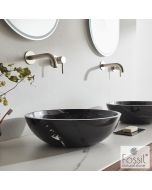 Νιπτήρας Μαρμάρινος Molo Φ45 h.14 Fossil Marquina Nero DR45-400