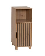 Έπιπλο Ξύλινο με Ντουλάπι και Ράφι Καφέ 35x30x86cm MRShome  DS-1371000