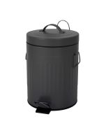 Κάδος Απορριμμάτων 5L Μεταλλικός Soft Close Σκούρο Γκρι MRShome  DS-8999S10