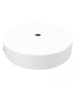 Ροζέτα Λευκή Στρογγυλή Βάση Ø100xH25mm 1Τρύπα Enjoy EL329101