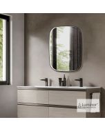 Καθρέπτης Μπάνιου FIZ 60x80 Luminor Black Brushed FIZ6080-410