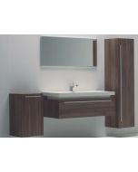 Βάση Επίπλου Μπάνιου 100cm χωρίς Νιπτήρα ECO-100N Χρώμα Μελαμίνης G-Walnut (σκούρο καρυδί) FT21.100.020GW-B