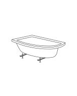 Σετ Στήριξης  Μπανιέρας 160*90cm Sirene FTS-CO