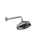Horus Ascott Classic Collection - Anti-scale Nozzles Shower Head Diam. 220 Mm with Arm - Chrome 00.507-CH